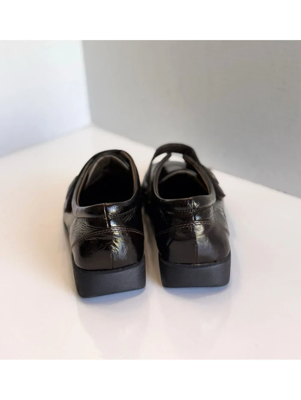 Josef Seibel Kathrin Loafers Women's Brown Patent Leather Comfort Shoe Size 8.5